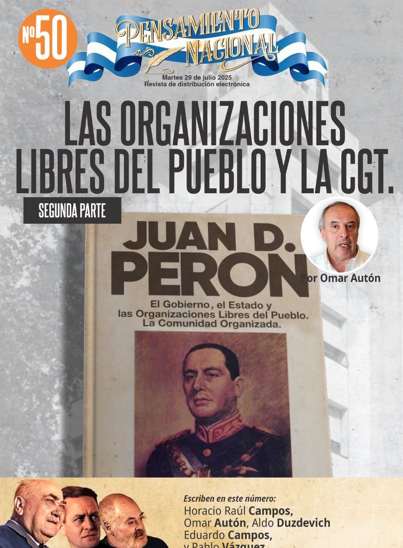 Tapa 50 revista pensamiento nacional 28